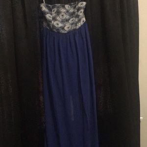 Blue dress